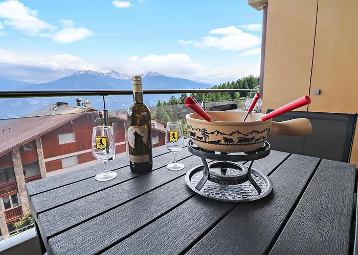 Chaleureux Avec Magnifique Vue Apartman Crans-Montana